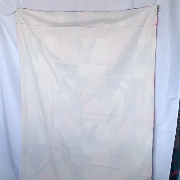 Handmade Patchwork Inspired Curtains - Country Bohemian Print - 53" x 40" - Picture 4 of 6